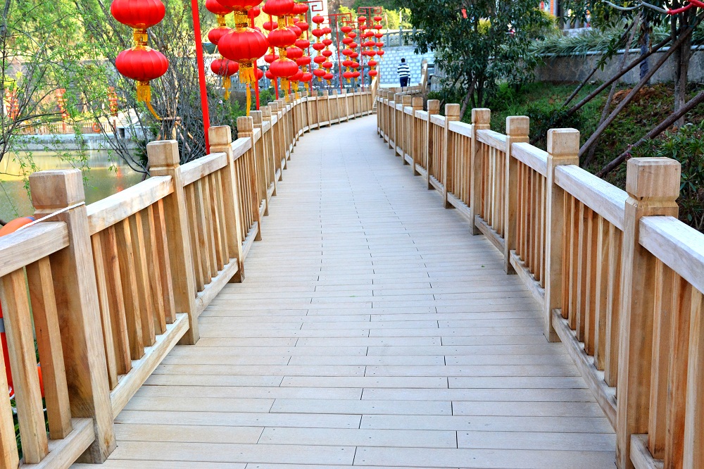 步履不停，金强TKK栈道板持续扮靓福州城市公园