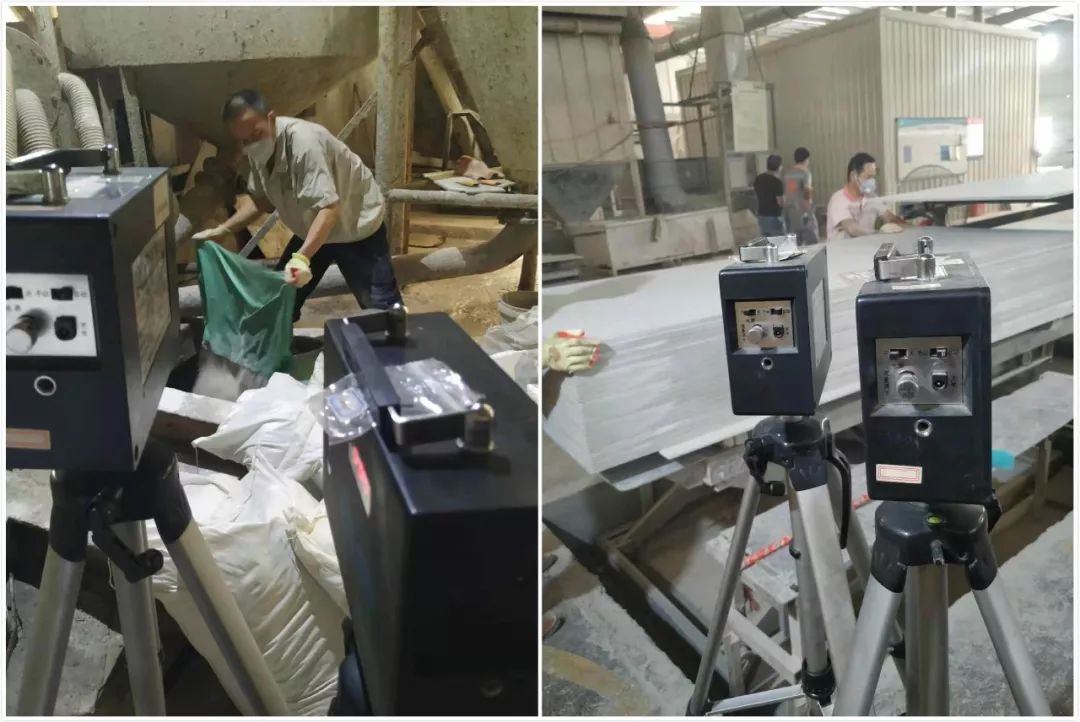 关爱员工健康，金强建材开展职业健康现场检测