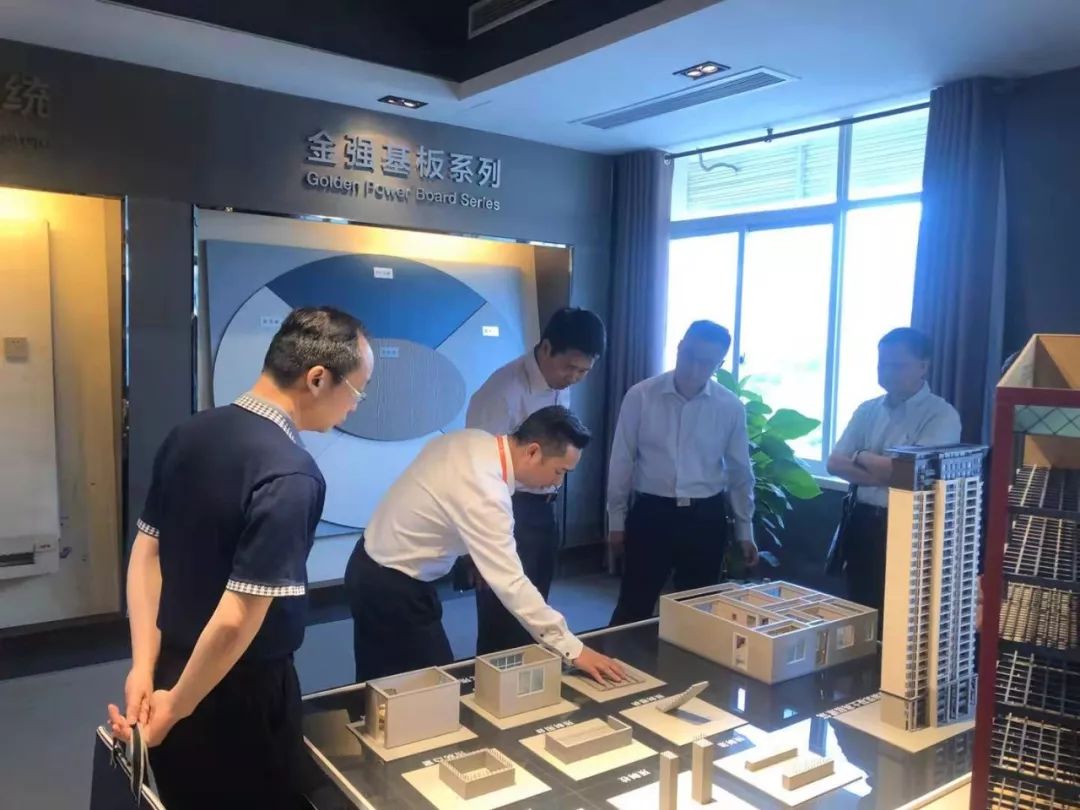 省科技厅游建胜副厅长一行莅临金强建材调研指导