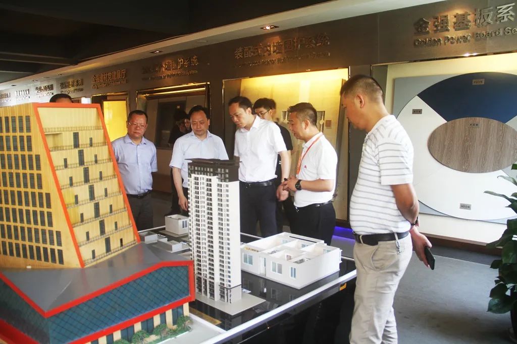 长乐区委副书记廖海军一行莅临金强参观调研