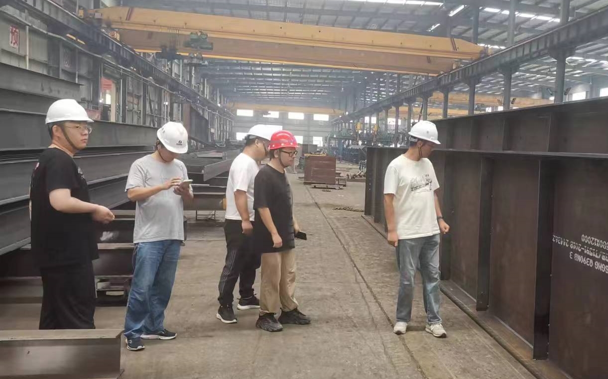 福建省三钢集团一行莅临金强钢构事业部开展检查指导工作
