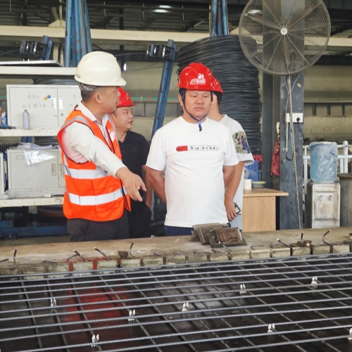 闽侯县建平中学项目调研组莅临金强绿色人居产业园考察交流