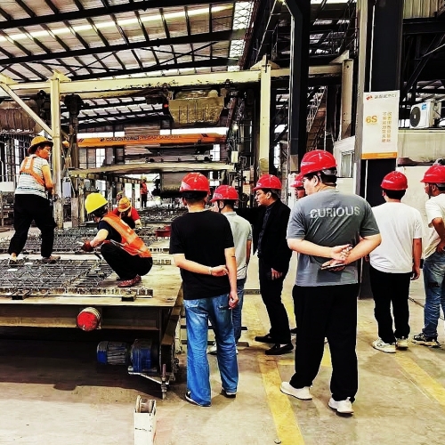 福州高新区综合医院项目调研组莅临金强绿色人居产业园考察交流