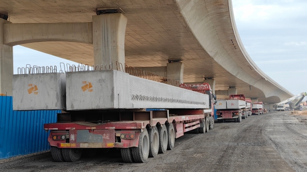 金强PC桥梁构件首次供货